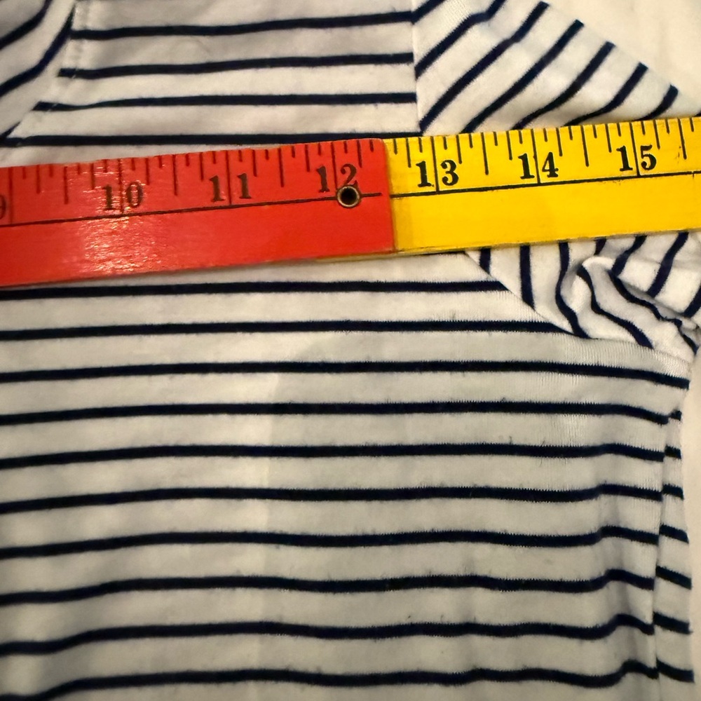 Columbia‎ Navy and White Striped Hoodie Omni-wick medium - Picture 7 of 9